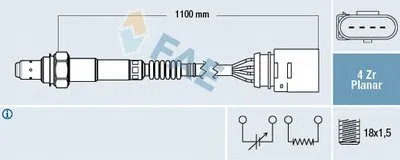 Лямда-зонд FAE купить