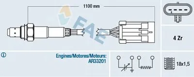 Лямда-зонд FAE купить