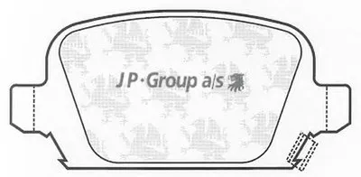 Комплект тормозных колодок, дисковый тормоз QH JP GROUP купить