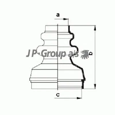 Комплект пылника, приводной вал QH JP GROUP купить