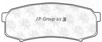 Комплект тормозных колодок, дисковый тормоз QH JP GROUP купить