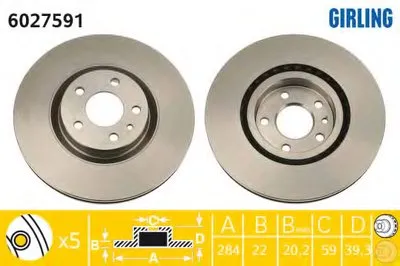 Тормозной диск GIRLING купить