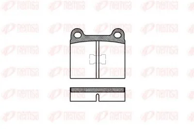Комплект тормозных колодок, дисковый тормоз KAWE купить