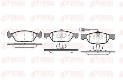 Комплект тормозных колодок, дисковый тормоз KAWE купить