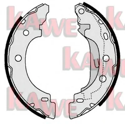 Комплект тормозных колодок KAWE купить