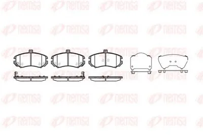 Комплект тормозных колодок, дисковый тормоз KAWE купить
