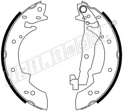 Комплект тормозных колодок REPARATION KIT fri.tech. купить