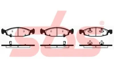 Комплект тормозных колодок, дисковый тормоз sbs купить