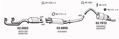 Система выпуска ОГ ASSO купить