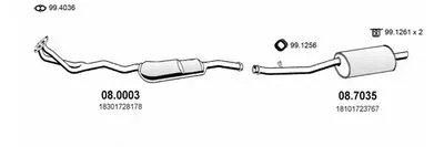 Система выпуска ОГ ASSO купить