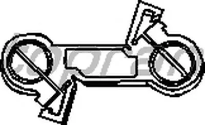 Шток вилки переключения передач TOPRAN купить