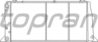 Радиатор, охлаждение двигателя TOPRAN купить