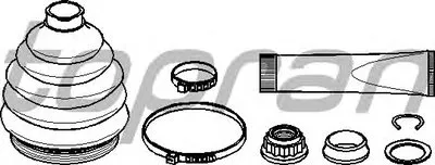 Комплект пылника, приводной вал TOPRAN купить