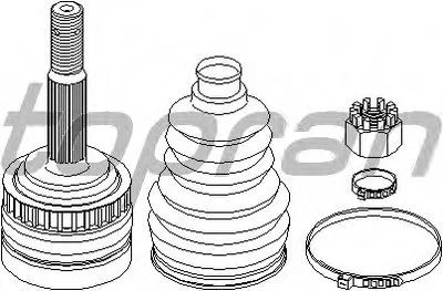 Шарнирный комплект, приводной вал TOPRAN купить