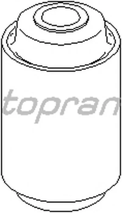 Втулка, листовая рессора TOPRAN купить