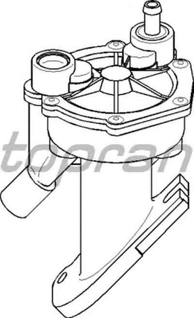 Вакуумный насос, тормозная система TOPRAN купить
