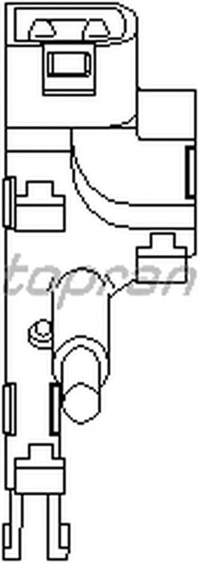 Выключатель, фара заднего хода TOPRAN купить