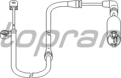 Датчик, износ тормозных колодок TOPRAN купить