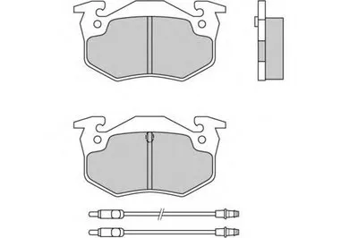 Комплект тормозных колодок, дисковый тормоз E.T.F. купить