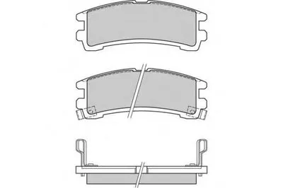 Комплект тормозных колодок, дисковый тормоз E.T.F. купить