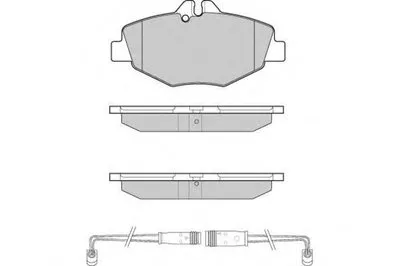 Комплект тормозных колодок, дисковый тормоз E.T.F. купить