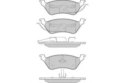 Комплект тормозных колодок, дисковый тормоз E.T.F. купить