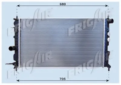 Радиатор, охлаждение двигателя FRIGAIR купить
