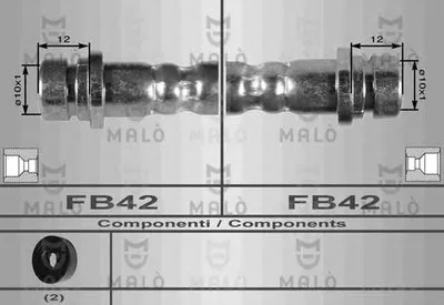 Тормозной шланг MALÒ купить