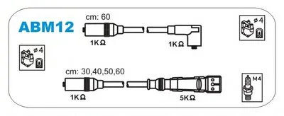 Комплект проводов зажигания JANMOR купить