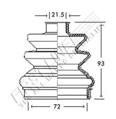 Пыльник, приводной вал FIRST LINE купить