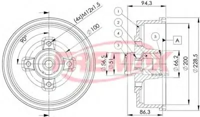 Тормозной барабан FREMAX купить