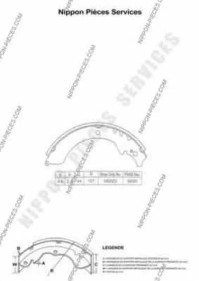 Комплект тормозных колодок NPS купить