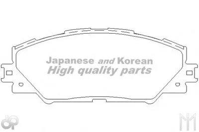 Комплект тормозных колодок, дисковый тормоз ASHUKI купить