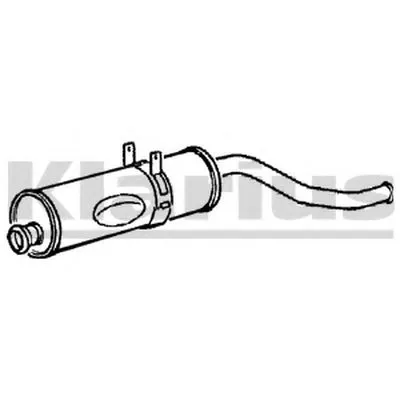 Глушитель выхлопных газов конечный KLARIUS купить