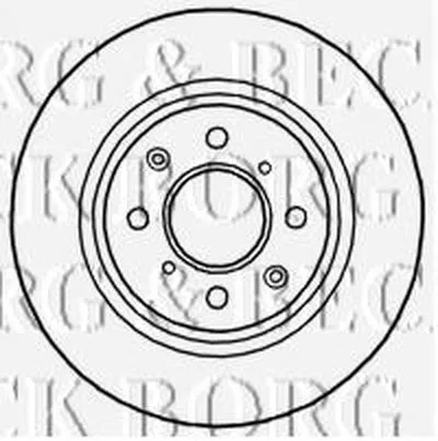 Тормозной диск BORG & BECK купить