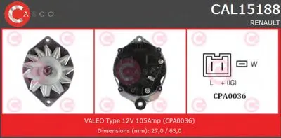 Генератор BRAND NEW SERIES CASCO купить