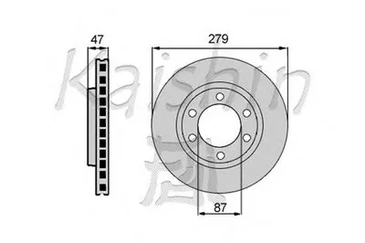 Тормозной диск KAISHIN купить