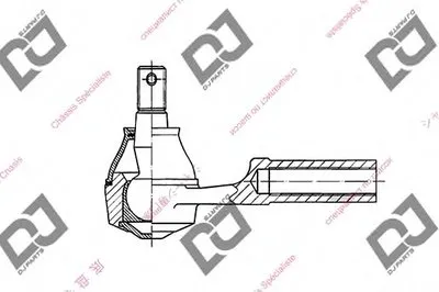 Наконечник поперечной рулевой тяги DJ PARTS купить