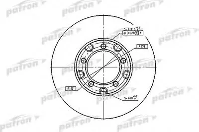 Тормозной диск PATRON купить