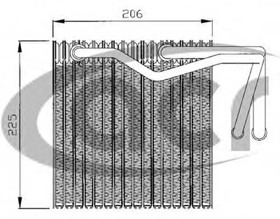Испаритель, кондиционер ACR купить