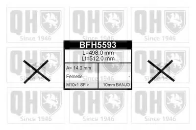 Тормозной шланг QUINTON HAZELL купить