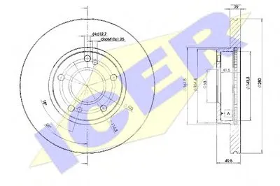 Тормозной диск ICER купить