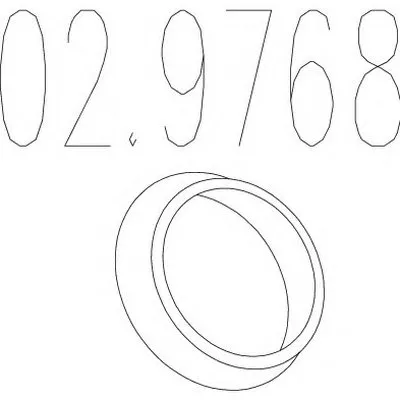 Уплотнительное кольцо, труба выхлопного газа MTS купить