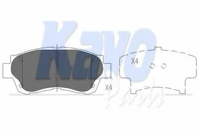 Комплект тормозных колодок, дисковый тормоз KAVO PARTS купить
