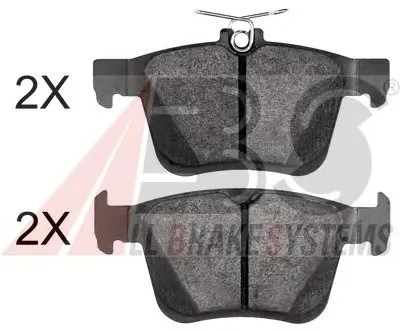 Комплект тормозных колодок, дисковый тормоз A.B.S. купить