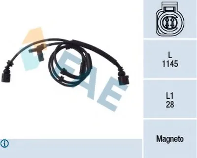 Датчик, частота вращения колеса FAE купить