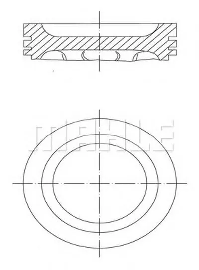 Поршень MAHLE ORIGINAL купить