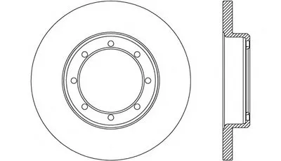 Тормозной диск ADAPTIVE OPEN PARTS купить