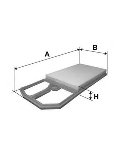 Воздушный фильтр ACTIV OPEN PARTS купить