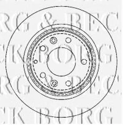 Тормозной диск BORG & BECK купить